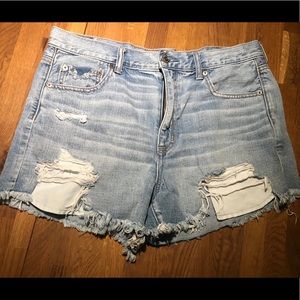American Eagle high-waisted jean shorts
